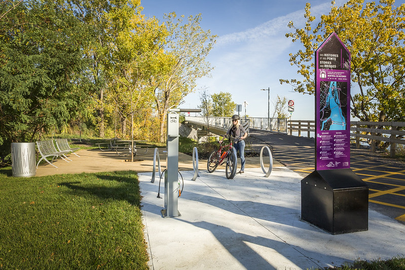 Estacade | Fermeture permanente des accès à l'aire de repos de la piste cyclable de l'Estacade dès le 18 septembre