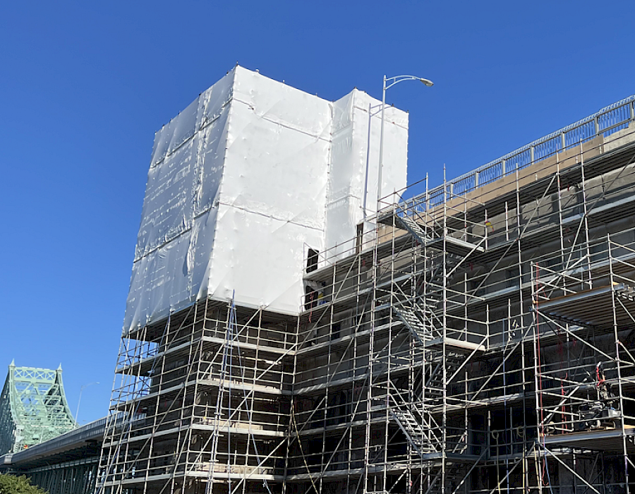 Des travaux de réfection réalisés avec minutie au pavillon de l’île Sainte-Hélène