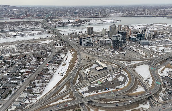 Reconfiguration of the South Shore entrance