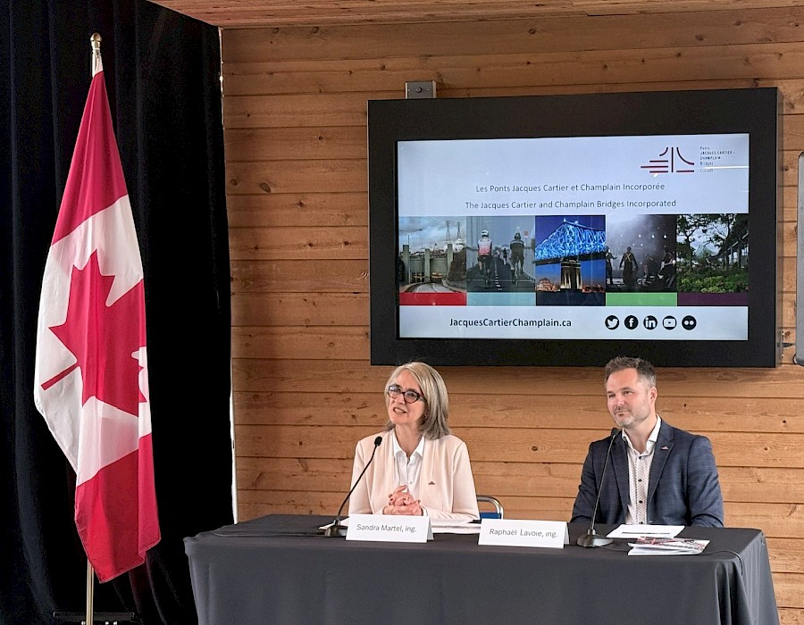 Travaux, inspections et études au pont de Québec :  mise à jour des activités de PJCCI