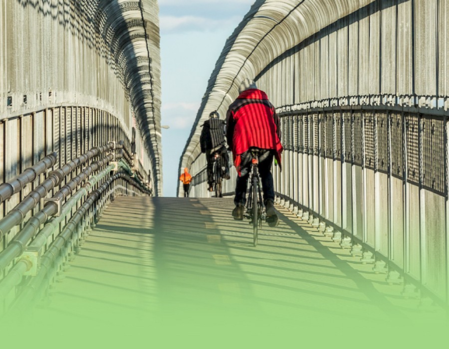 Active mobility | Jacques Cartier Bridge: the multipurpose path will be open 24/7 from April 1